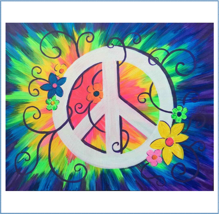 Black Light Night ~~ Peace Out, Yo!